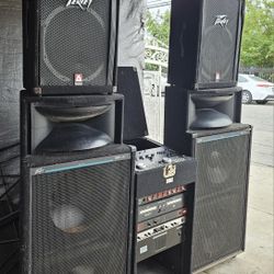 Dj Electronic And Speakers