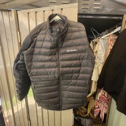 Colombia XL 650 feather puffer shell jacket