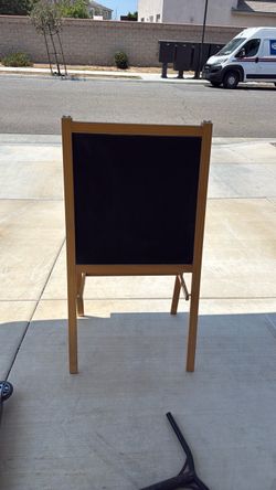 Fold Up Dry Erase/Chalkboard