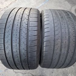 2 USED TIRES GOODYEAR 255/35/20