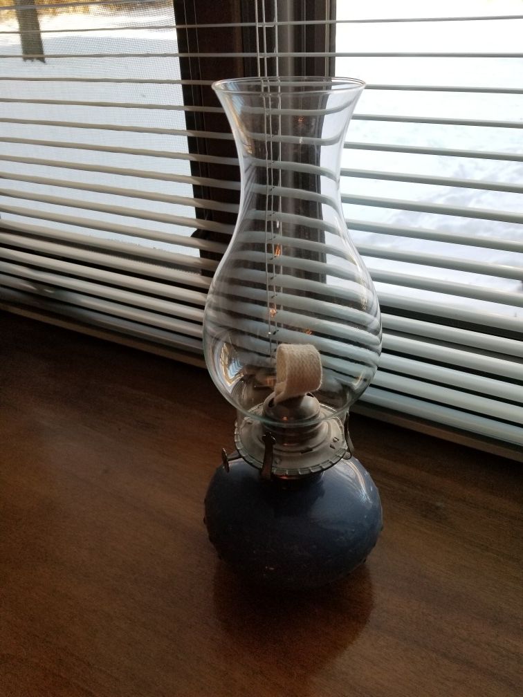 Vintage oil lamp