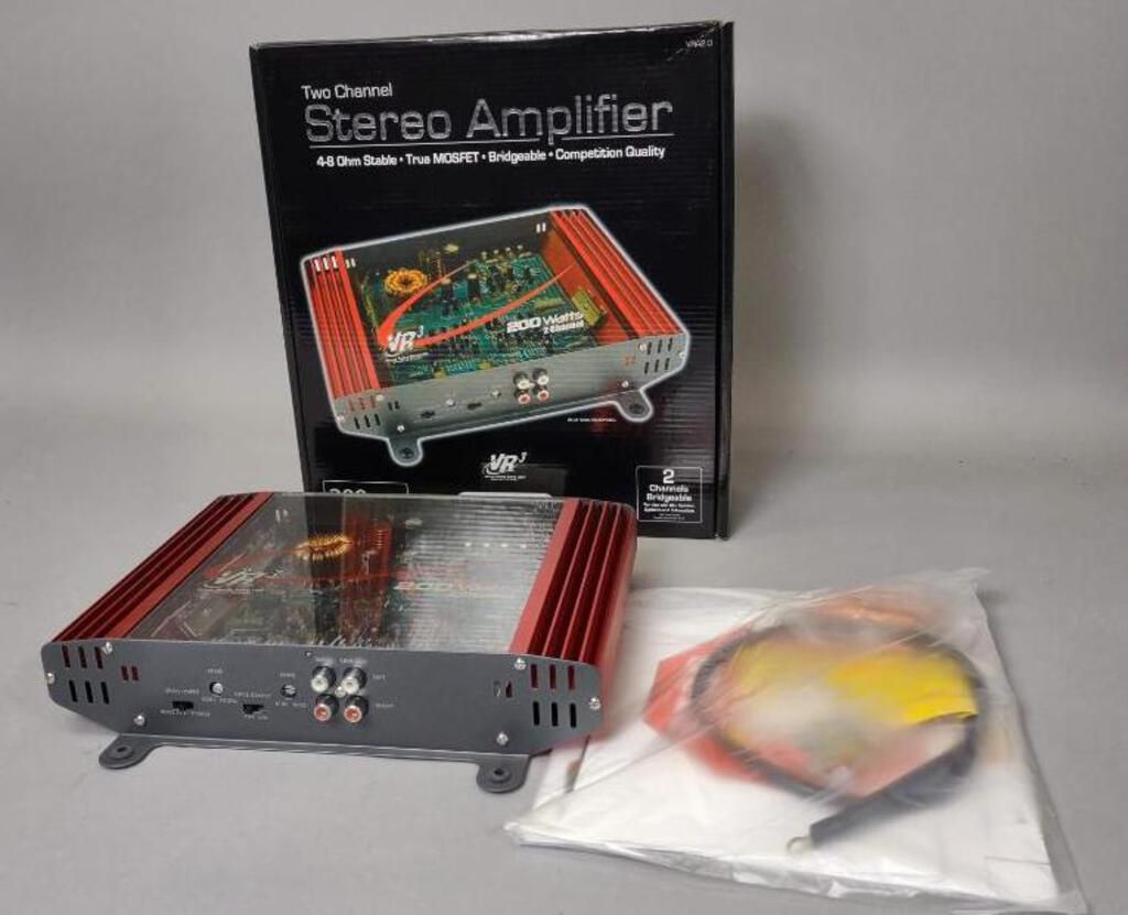 VR3 100 Watt RMS 200 Watt Peak Channel Car Amplifier Amp