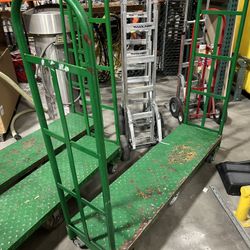 Uline Green Carts 
