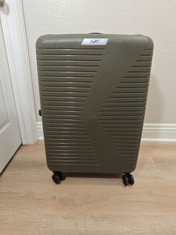Large Hardside Trolley Suitcase – 31" – Olive Green