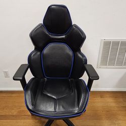 Gaming Chair Black and Blue