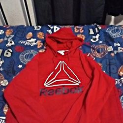 Red Reebok Sweater XL