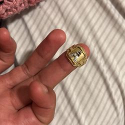 Gold Initial “A” Ring 
