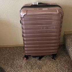 Rose Gold Suitcase 