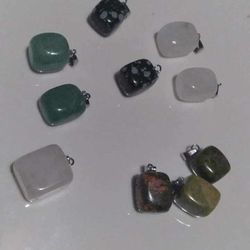 Natural Crystal Pendants. More In Images