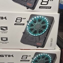 8" Subwoofer Amplifier RGB 