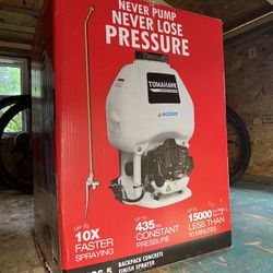 New In Box Tomahawk Backpack Sprayer 