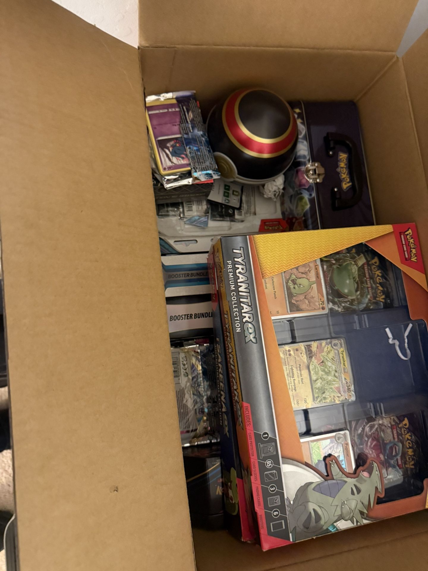 Pokemon Bulk/tins Box Etc….