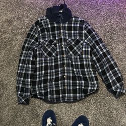 Plaid Jacket Size Large Rarely Worn