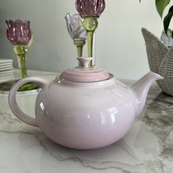 Le Creuset  Shell Pink Teapot