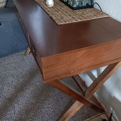 Desk and Twin Bed Frame