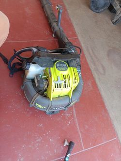 Ryobi Backpack Blower & Ryobi Heads trimmer