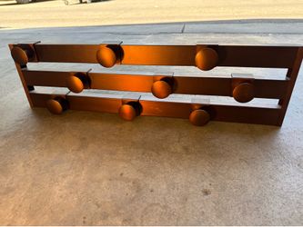 Modern Bronze Wall‑Mounted Coat Rack