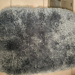 Oval Bathroom Rug And Oval Toilet Lid Cover 