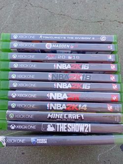 Xbox one videogames $25 for all