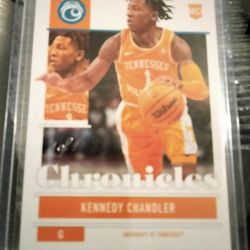 Chronicles Draft Pick 2022 Kennedy Chandler Rc  1 Of 1
