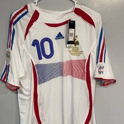 Zidane 10 France 🇫🇷 Retro Jersey ⚽️🔥