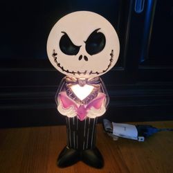 Disney The Nightmare Before Christmas Jack Skellington Blow Mold Halloween 13.5" NWT