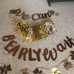 Free Bear theme baby shower decorations