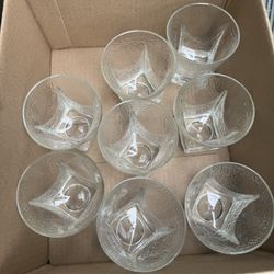 Vintage 8 Bar Glasses