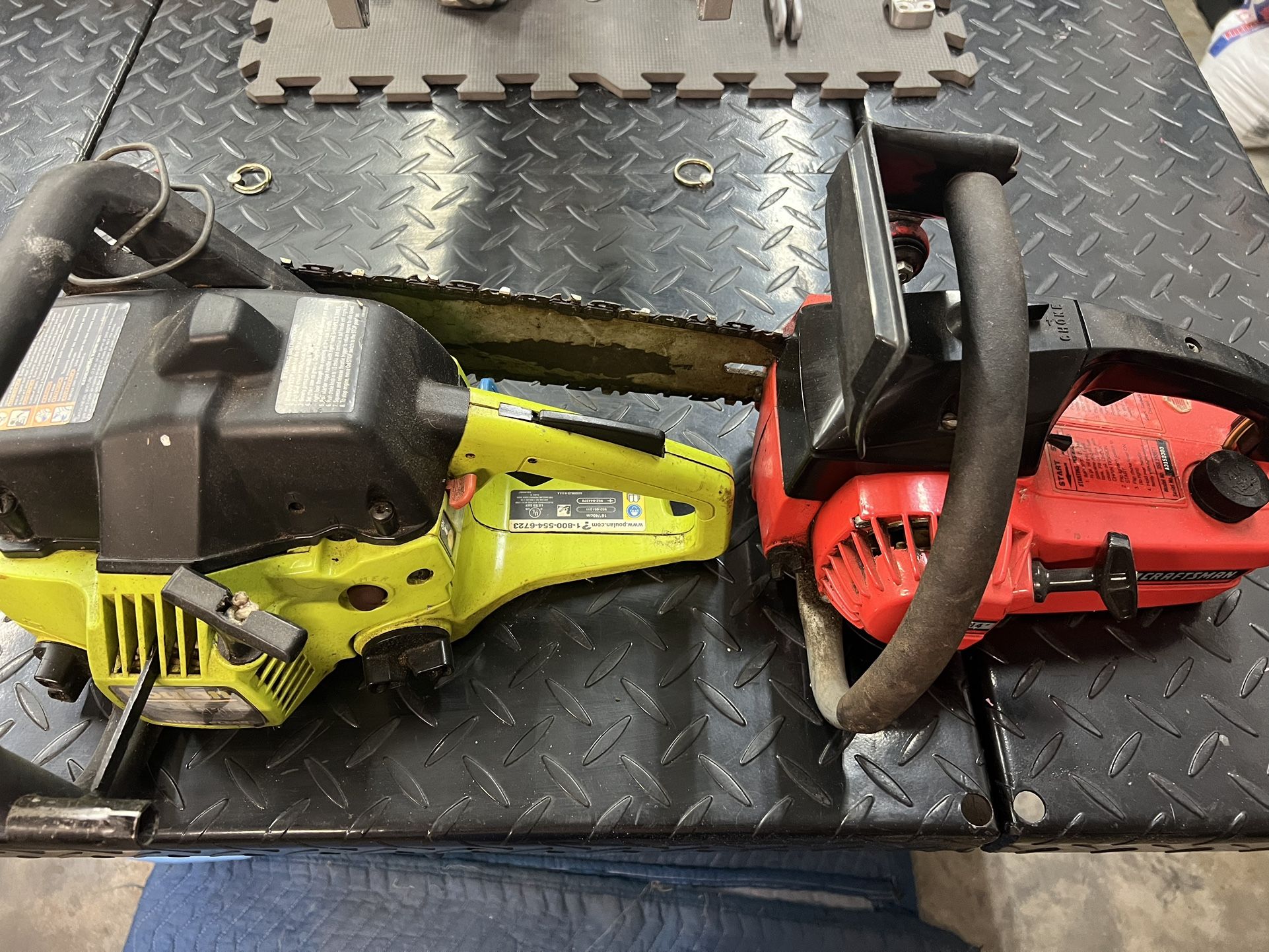 2 Chain Saws