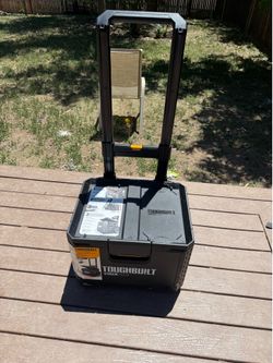Toughbuilt Stacktech 22.3in W x 26in H x 19.7 in D   Plastic/Metal Rolling Tool Box
