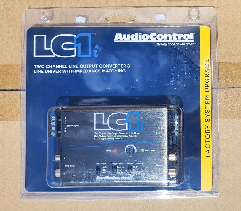 AudioControl LC8i 8-Channel Active Line Output Converter with Auxiliary Input for Adding Subwoofers, Amplifiers to Factory Car Audio Receiver or Head AudioControl LC8i 8-Channel Active Line Output Converter with Auxiliary Input for Adding Subwoofers, Amplifiers to Factory Car Audio Receiver or Head