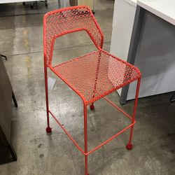 Blu Dot Hot Mesh Stools - Red