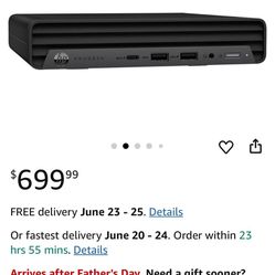 desktop mini work pc just has no cords