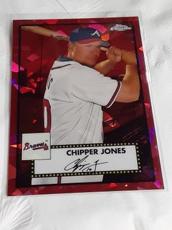 2021 Topps Chrome /100 Hof Chipper Jones