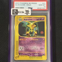 Alakazam Skyridge Psa10