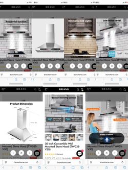 30 Inch Convertible Wall Mounted Stove Hood (TWO3S-V30)