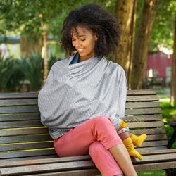 MunchkinAntimicrobial Original 5in1 CoverAdded Privacy for Breastfeeding, Baby Car Seat, Carrier, Stroller, High Chair, Shopping Cart, Lounger Canopy 