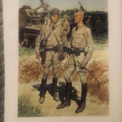 Vintage The American Soldier 1938 Photo Print-Good For Framing Approx 9x13” VGC