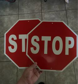 Stop signs