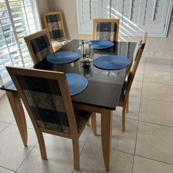 Polished Slate Dining Table