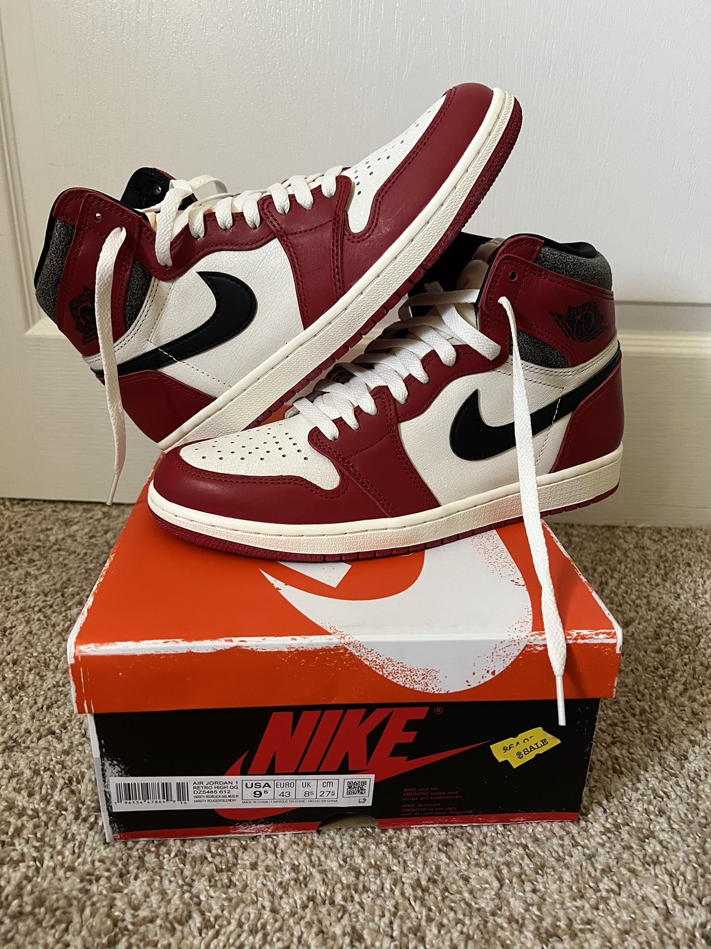 Air Jordan 1 Retro High OG SIZE 9.5 DS