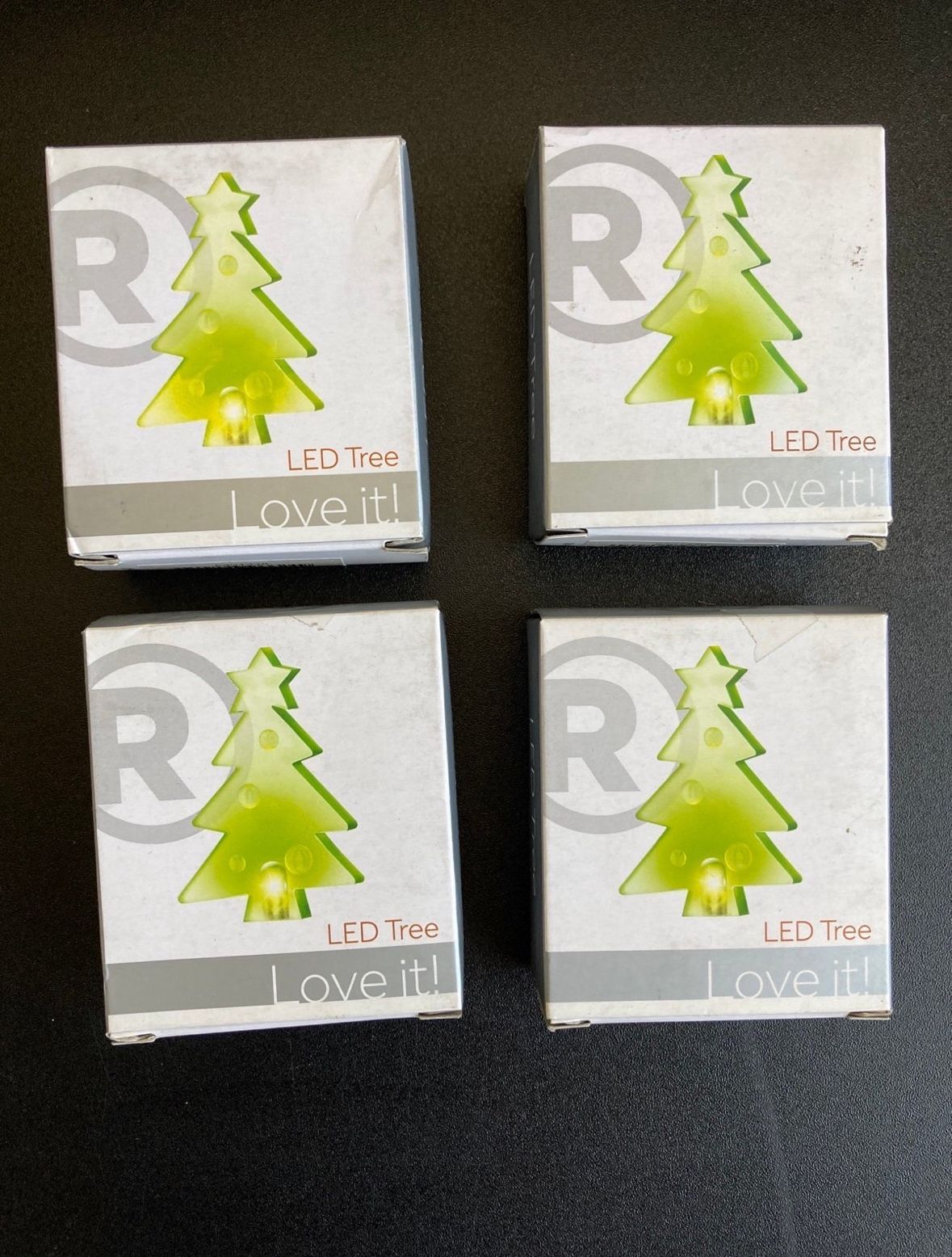 RadioShack LED Tree, USB Powered, Multi-Color, 4Pcs (Rare)