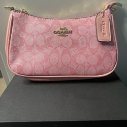 Coach Pink Signature C Shoulder Bag