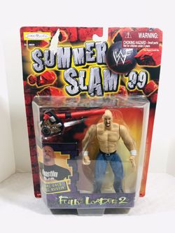 Vintage 1999 Jakks Pacific WWF Summer Slam Stone Cold Steve Austin