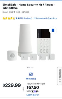 Simpli safe home security