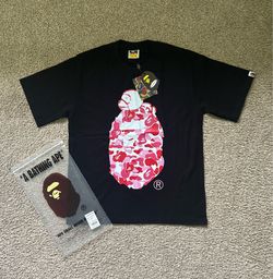 BAPE black ABC camo baby Milo tee Size M