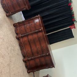 Real Oak Dresser And 2 Nights 