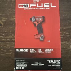 M18 FUEL SURGE 18V Lithium-Ion Brushless Cordless 1/4 in. Hex Impact Driver (Tool-Only)