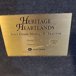 Tractor plaque