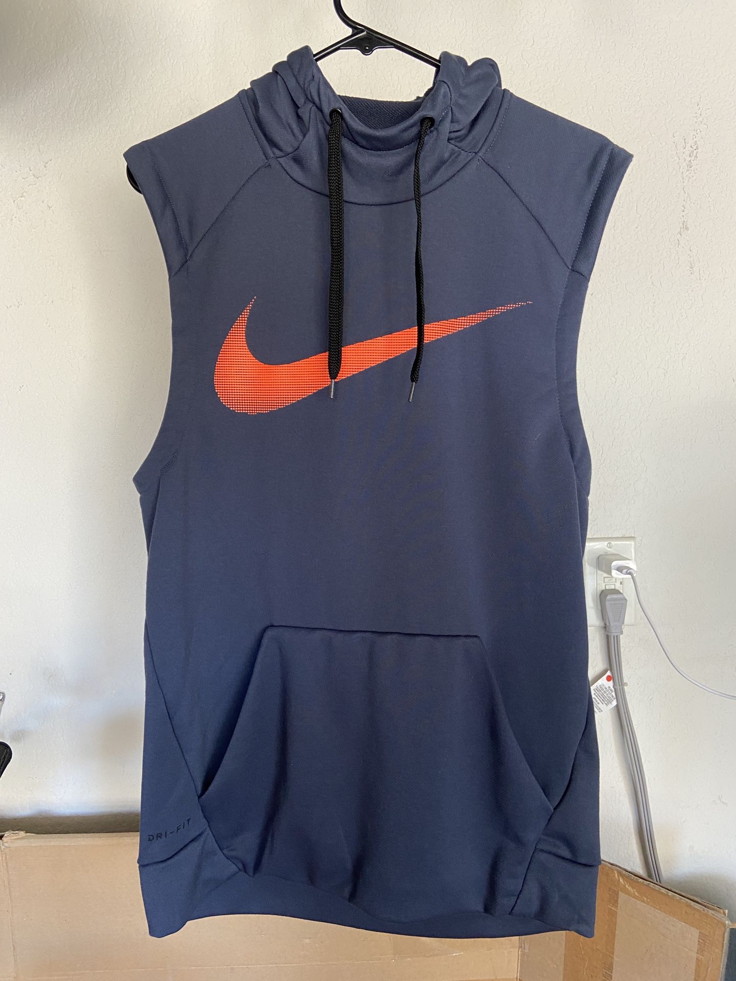 Nike Sleeveless Hoodie Mens Small